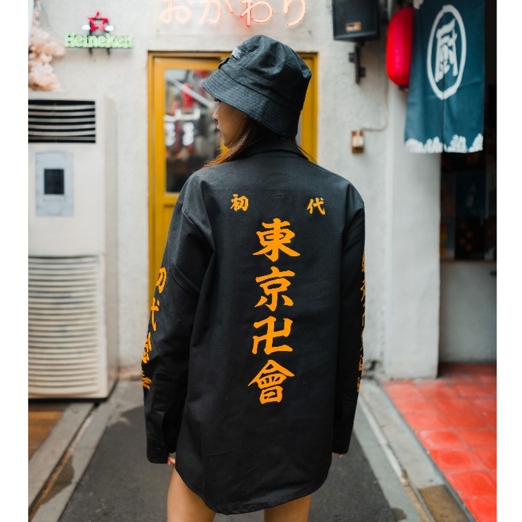 Zola Project Jaket Cosplay Anime Tokyo Revengers Bahan Kanvas - Jubah Parka Mikey Sano Manjiro Touma