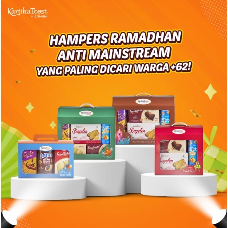 

Kartika Toast Kartikatoast Hampers 3s paket kue premium hampers kartikasari toast hampers idul fitri kartu ucapan lebaran parcel parsel premium thr lebaran