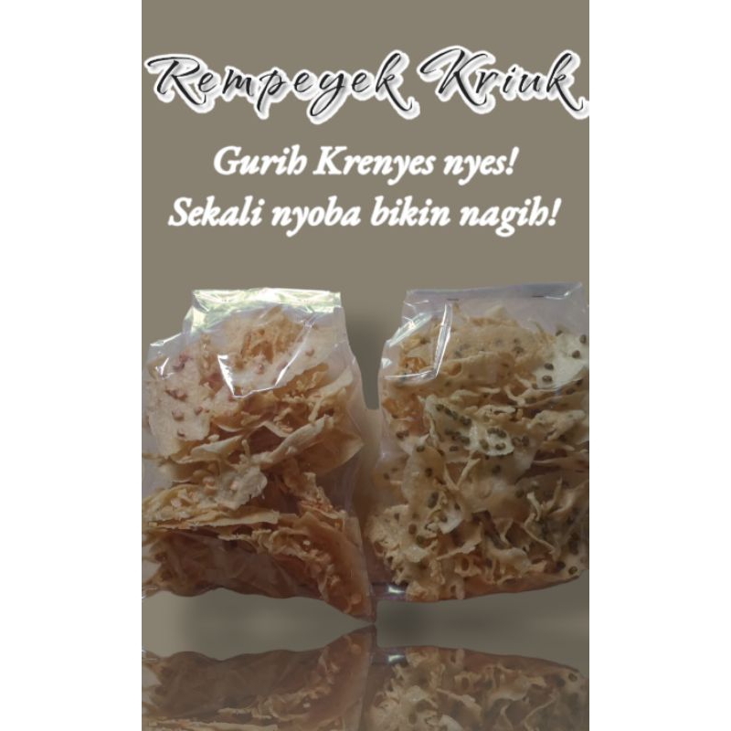 

Rempeyek Kriuk gurih khas Bandung / Gorengan / Kasreng Gurih kriuk