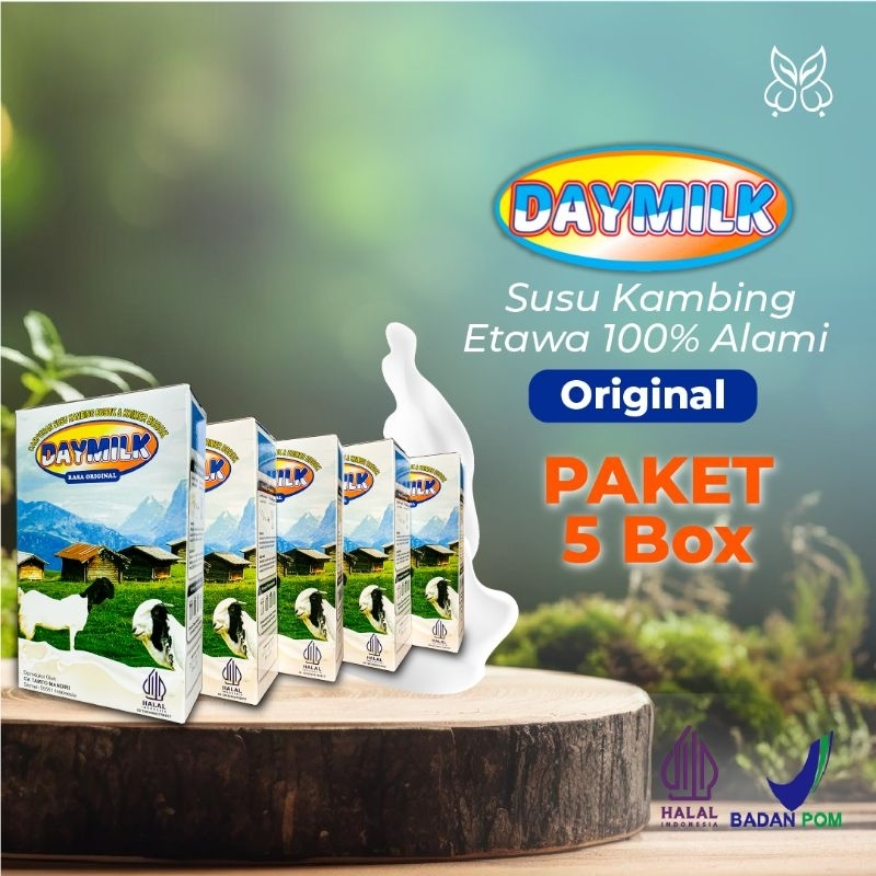 

PAKET 5 BOX SUSU DAYMILK ORIGINAL - Susu kambing etawa dengan rasa original