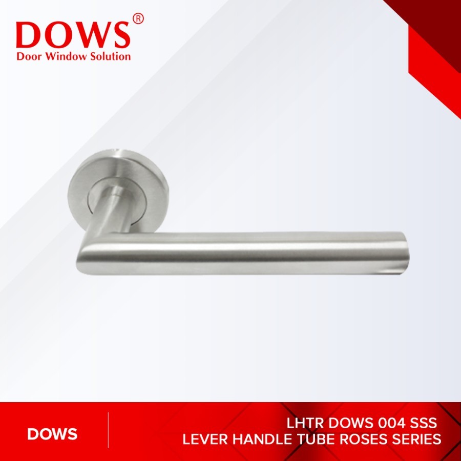 Handle Dows 004 Stainless SUS304 | Handle pintu siku lurus SUS 304