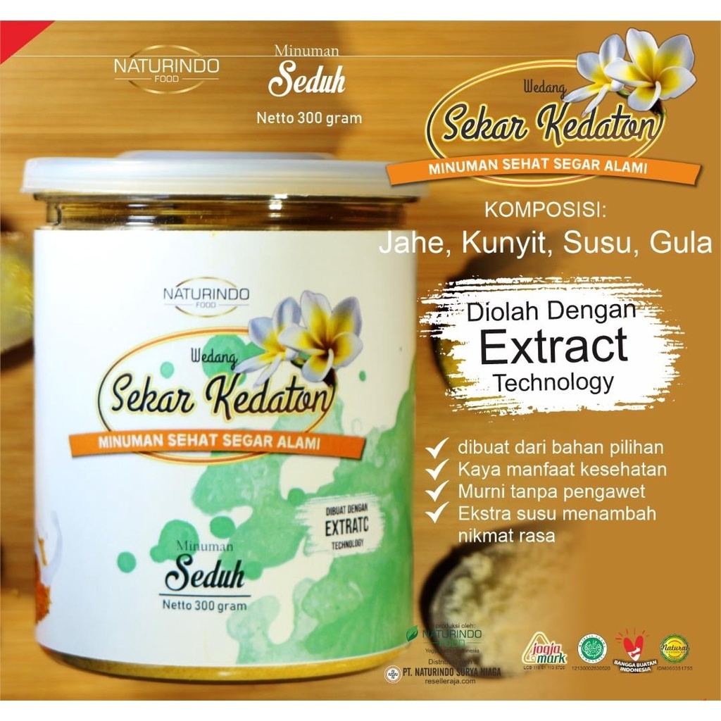 

Wedang Sekar Kedaton Empon-empon Minuman Kesehatan Herbal Untuk Imunitas Tubuh Jahe Kunyit Susu