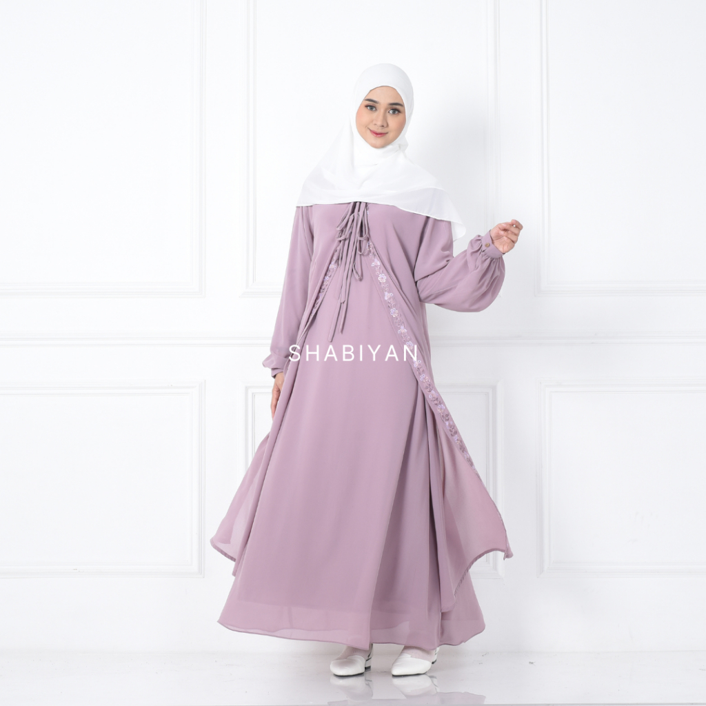 SHABIYAN Gamis Ceruty Bordir | Eira 509-2