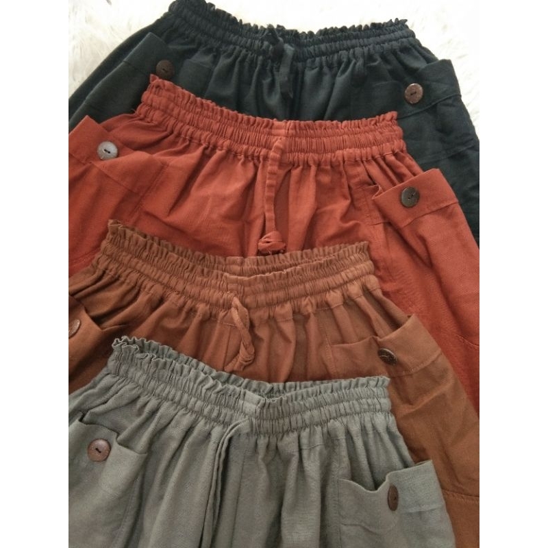 Kulot Cargo Jumbo, Cargo wanita, celana jumbo