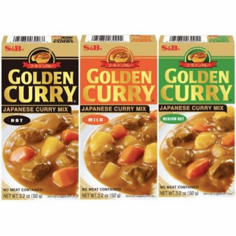 

Golden Curry S&B 92gr Kari Jepang Kare