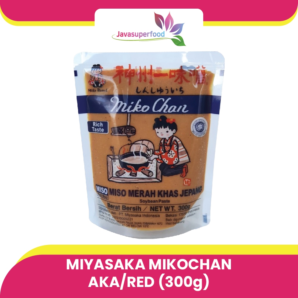 

Miko chan red miso merah khas jepang 300 gram - soup sup base miso