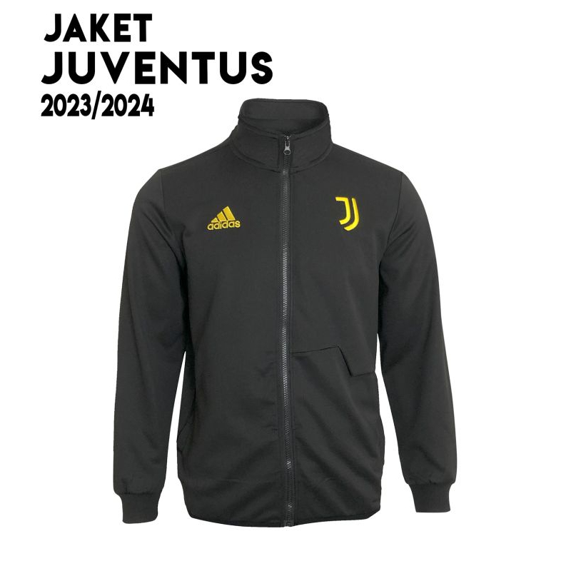 Jacket Bola Club Elegant/Juventus Hitam/Terlaris/2024