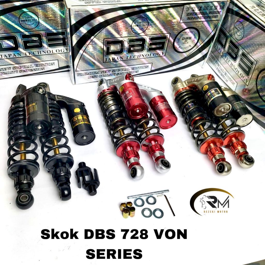 Shock DBS Von Series 728 As gold 280 320 340 Copy RCB Tiger Cb100 Rx king Gl