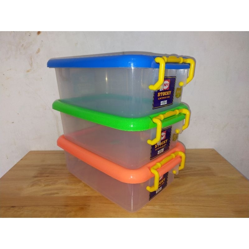 Container Box Shinpo 4,5Liter Stocky SIP 123-1 / Storage Box /  Kotak Plastik Transparan 4,5L / Kota