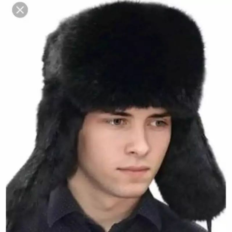 Topi Rusia bulu topi outdor
