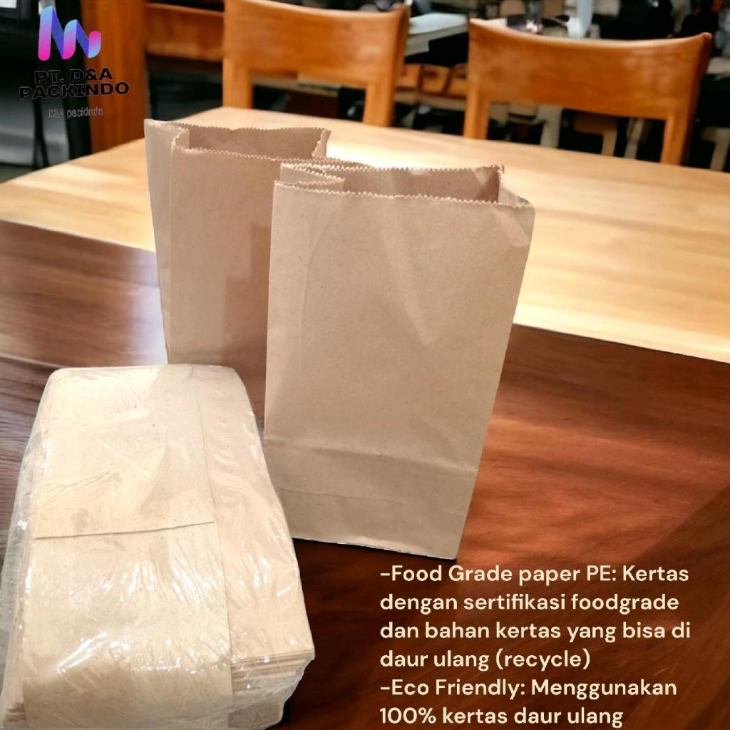 

PAPER BAG COKLAT/PEMBUNGKUS POLOS ISI 100PCS