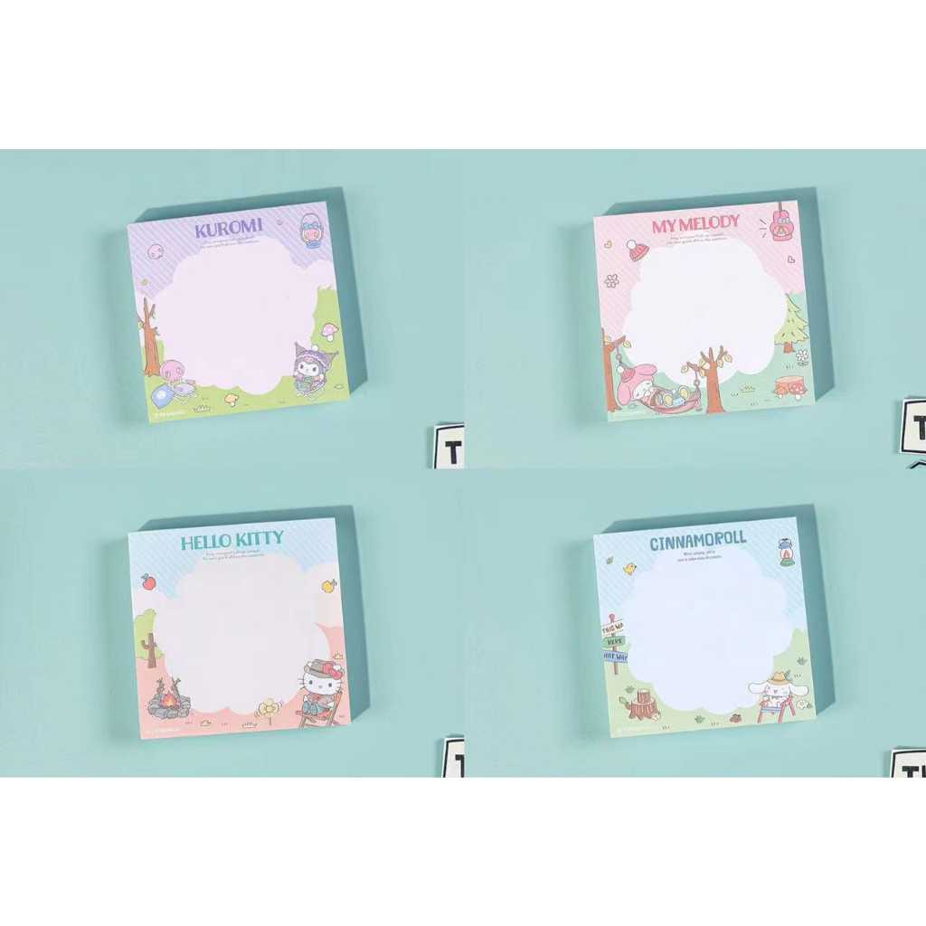 

MEMO SOBEK SERI CAMPING ORI MELODY CINAMOROLL MXLYBQ03 (7X7)