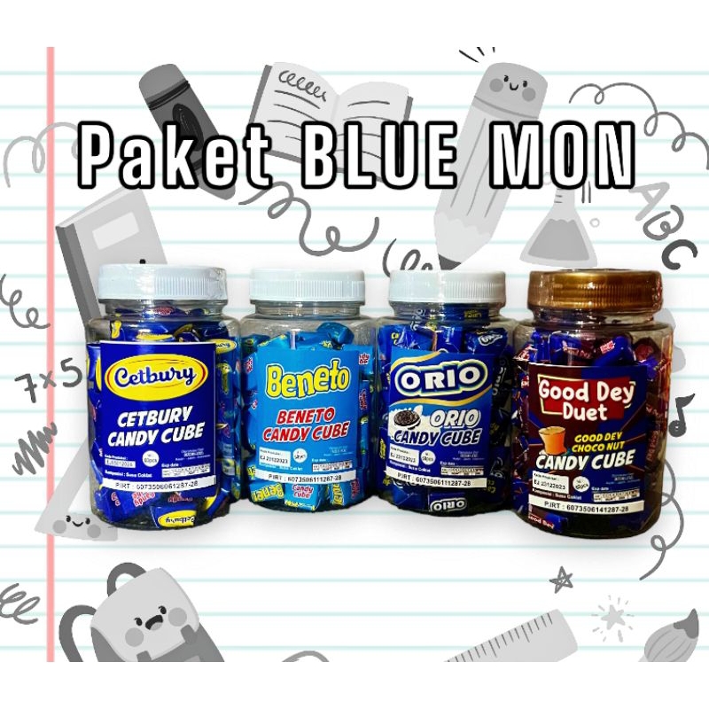 

PAKET BLUE MON CETBURY BENETO ORIO B GOOD DEY C
