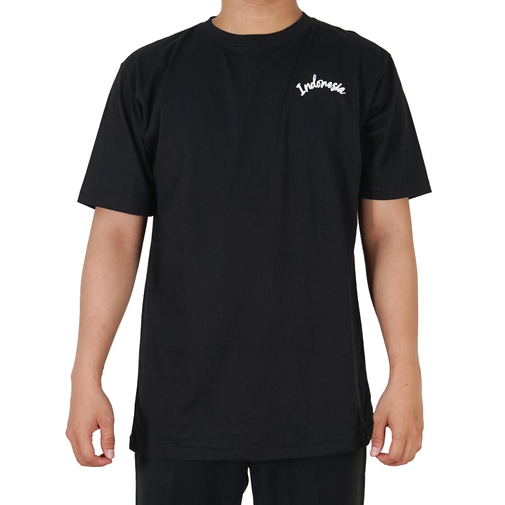 KIRIS Kaos Original T-Shirt Khas Cirebon Kepulauan Indonesia Hitam