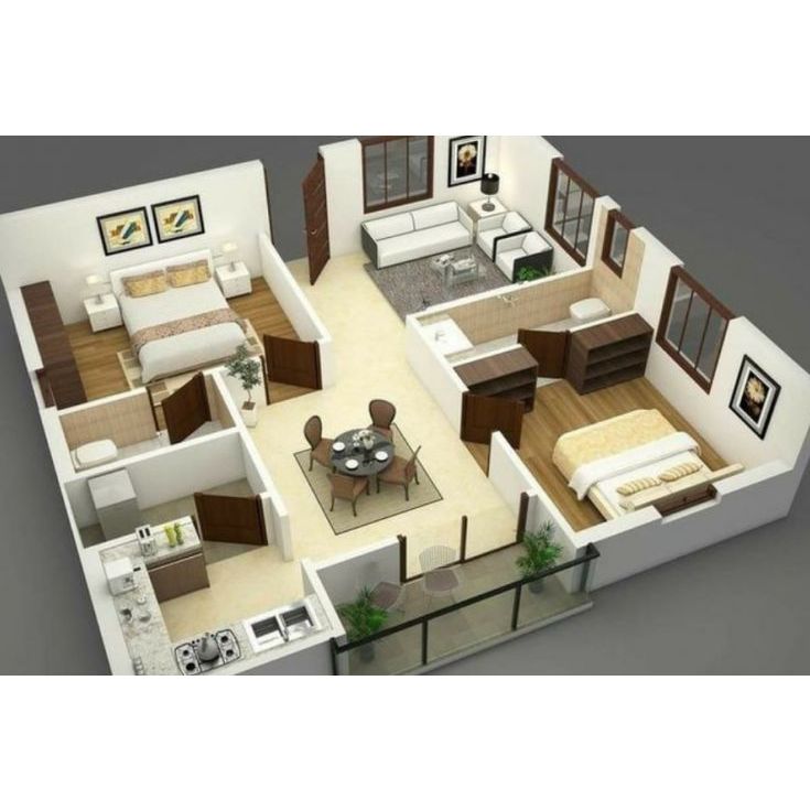 Konsep desain rumah 2 lantai dengan style klasik