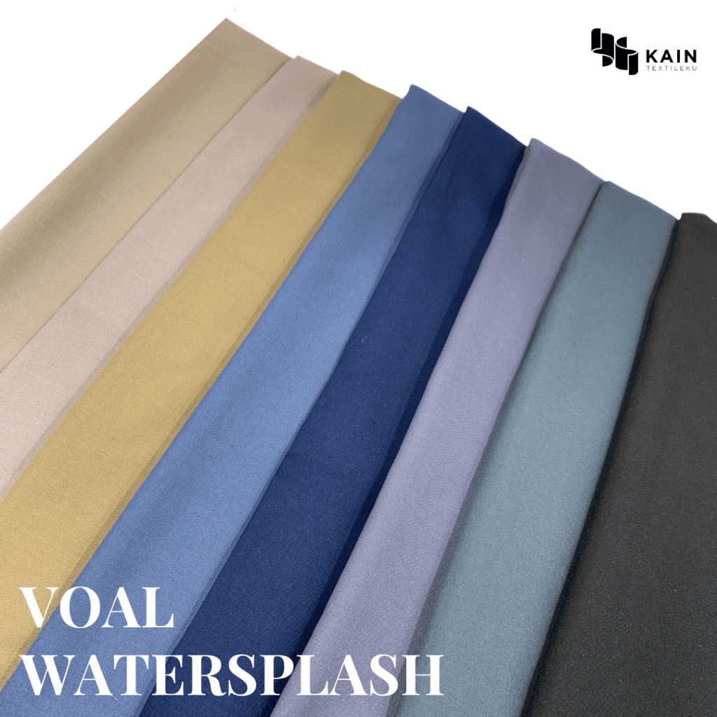 1.25 meter Kain Voal Anti Air / Watersplash (Emerald Voile) Waterproof