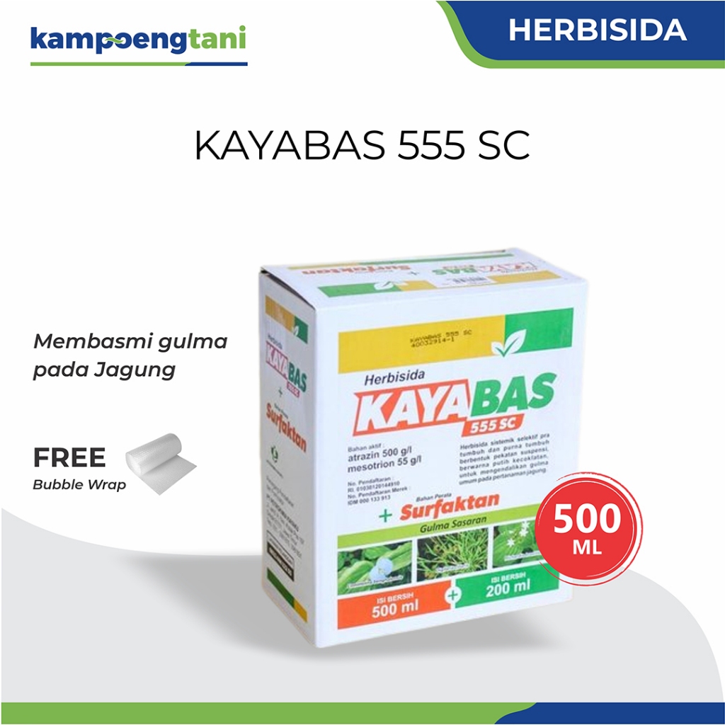 Kampoeng Tani - Kayabas 555SC 500ml Herbisida Selektif Racun Pembasmi Gulma Rumput pada Jagung