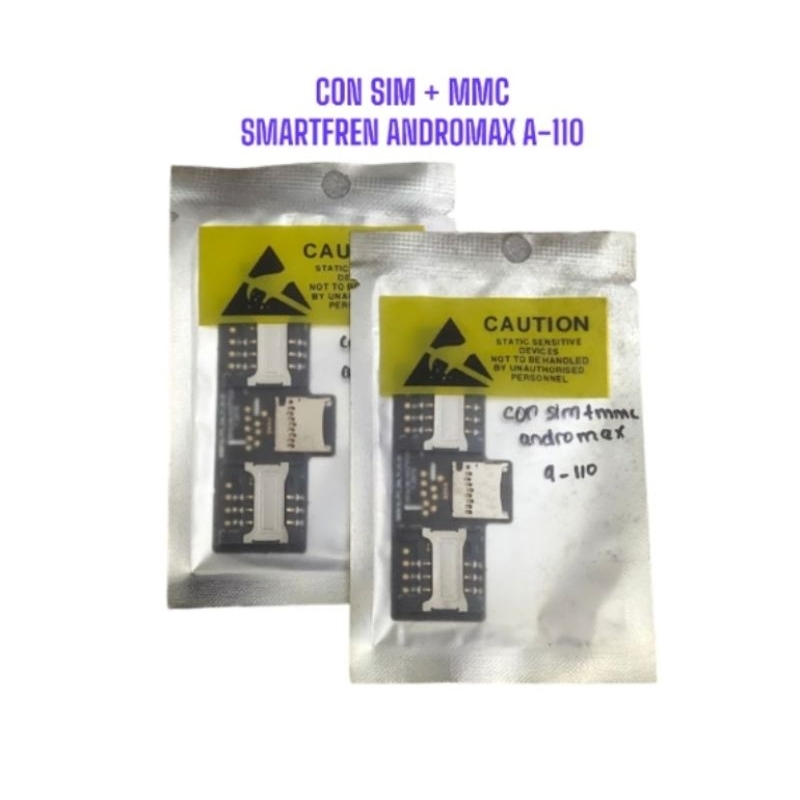 FLEXIBLE FLEXIBEL KONEKTOR SIM / CON SIM + MMC SMARTFREN ANDROMAX A110 - FLEX CON SIM + MMC SMARTFRE