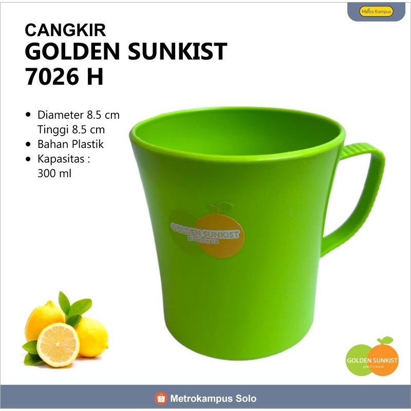 Cangkir GOLDEN SUNKIST 7026 H/ Cangkir Golden Sunkist
