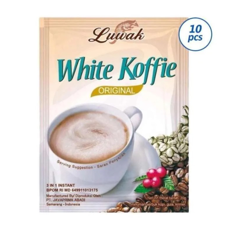 

(GIFT)Kopi Luwak White Koffie Original 10x20gr (Renceng)