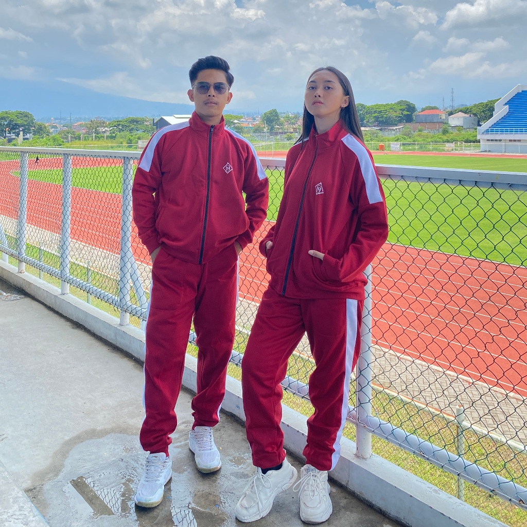 Setelan Jaket Olahraga/One Set Jaket Olahraga/Setelan Baju Olahraga/Baju Olahraga/Training Set/Setel