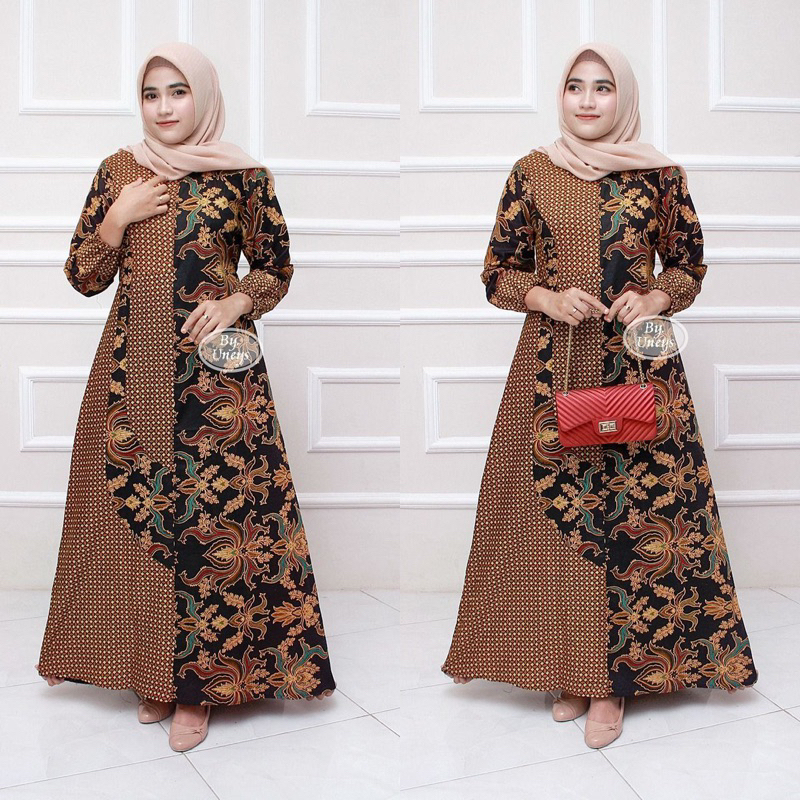 GAMIS BATIK WANITA DEWASA KATUN TEBAL