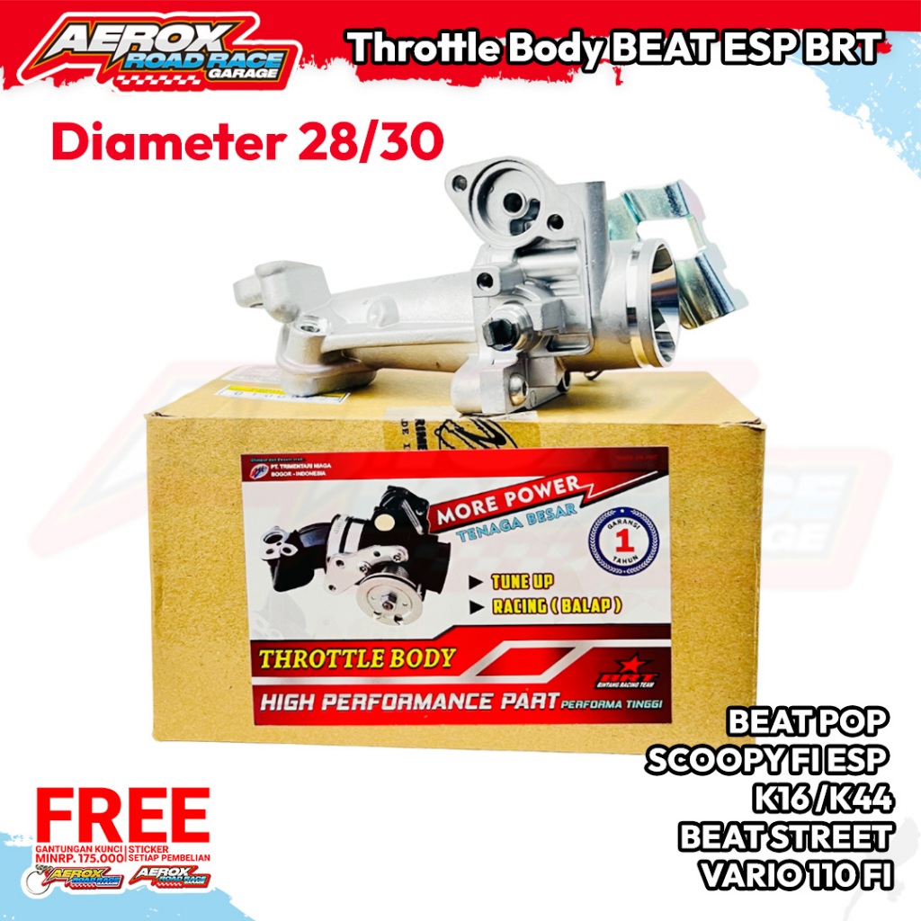 TB Throttle Body BRT Scoopy Fi Esp Beat Fi Esp  Vario 110 Fi Esp