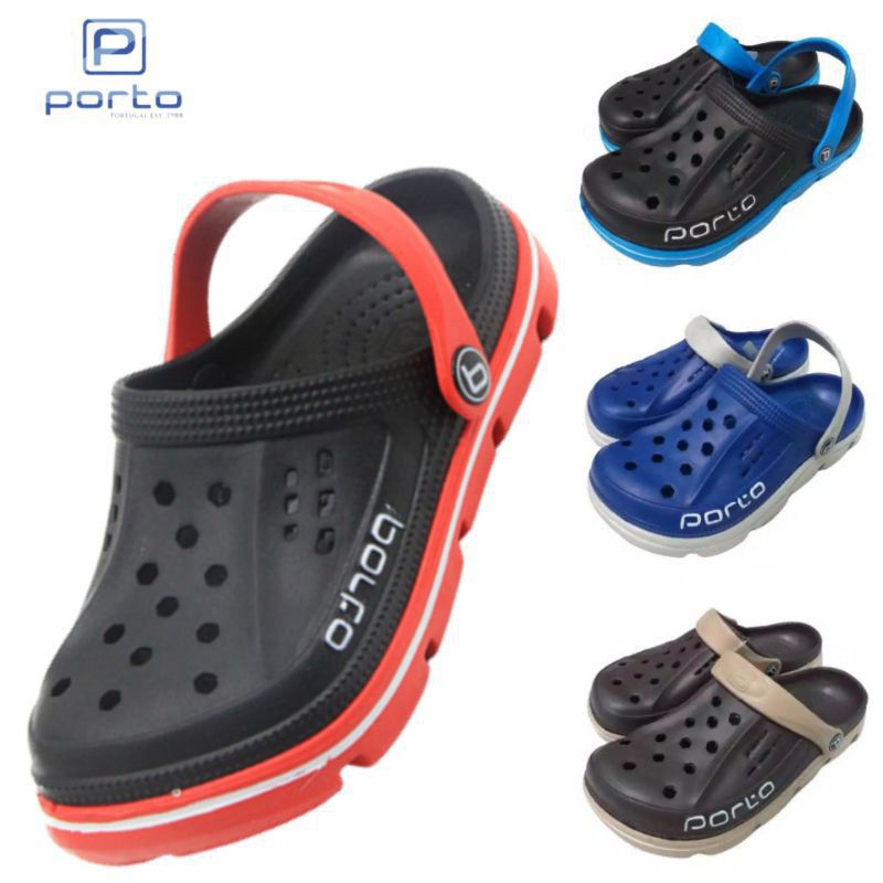Sandal Sepatu Slop Karet Baim Pria Ukuran 39-44