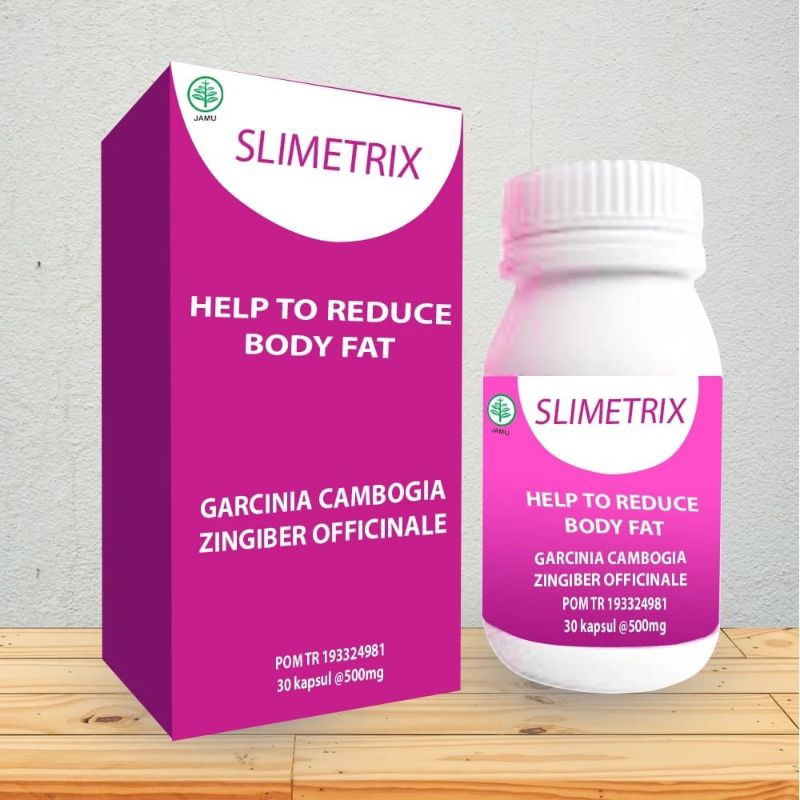 Slimetrix Asli - Slimetrix Original obat pelangsing Badan Herbal Bpom manjur