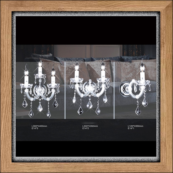 Lampu Hias Dinding candle Crystal Tangkai lilin kaca kristal asli classic modern elegan minimalis li