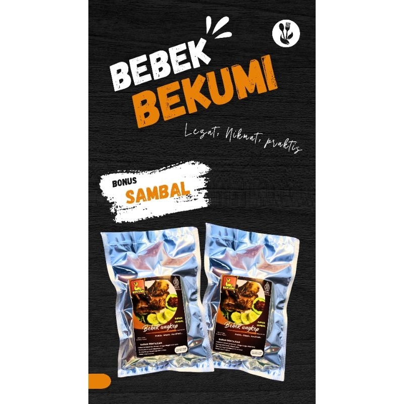 

Bebek bekumi 2ekor utuh siap saji