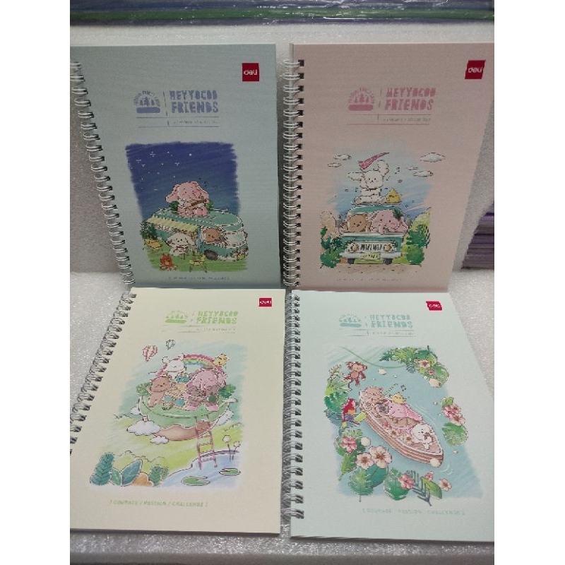 

Notebook spiral deli heyyocoo friends LA560