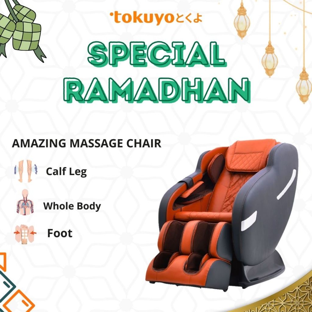 Tokuyo Kursi Pijat Multifungsi Deluxe Classy Massage Chair Kursi Pijat Mewah TC 395