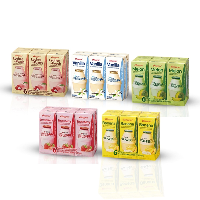 

Binggrae Banana Flavored Milk Drink - Bundle 6 Pack