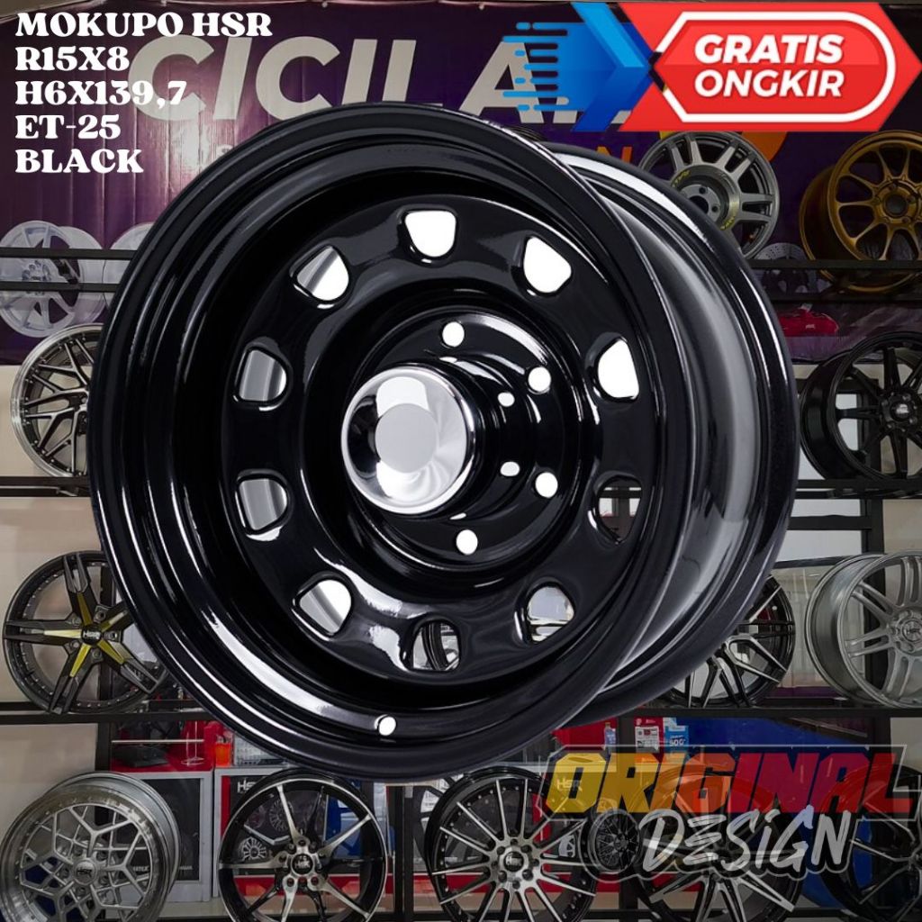 Velg Mobil Blazer , Terrano , Triton , Hilux Dc , HSR MOKUPO RING 15 R15