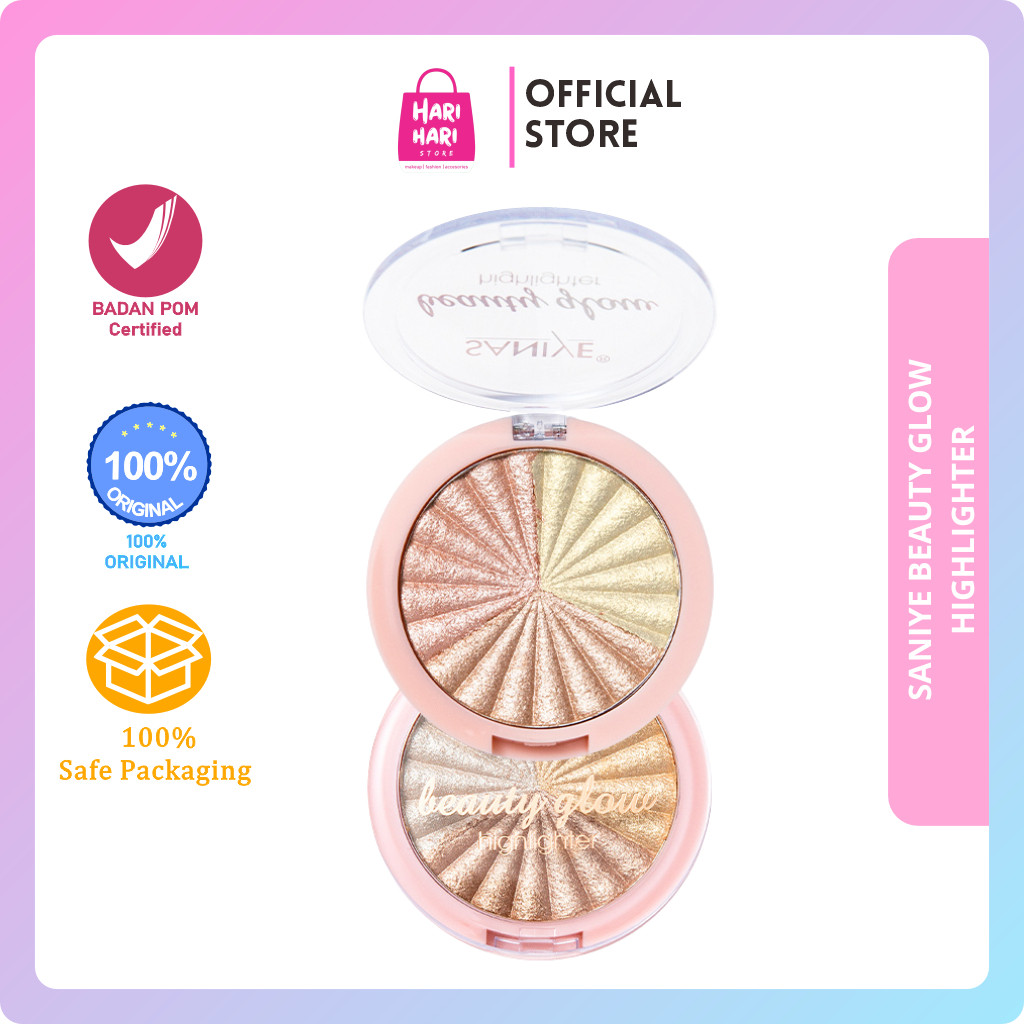 SANIYE BEAUTY GLOW HIGHLIGHTER Highlight Eyeshadow Waterproof Powder Kosmetik