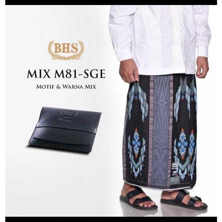 Sarung BHS Masterpiece Motif SGE Warna Hitam