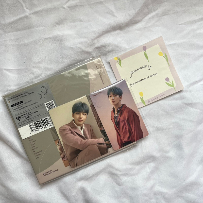 Seventeen Fallin Flower Japanese Album Ver B Wonwoo Photocard HMV