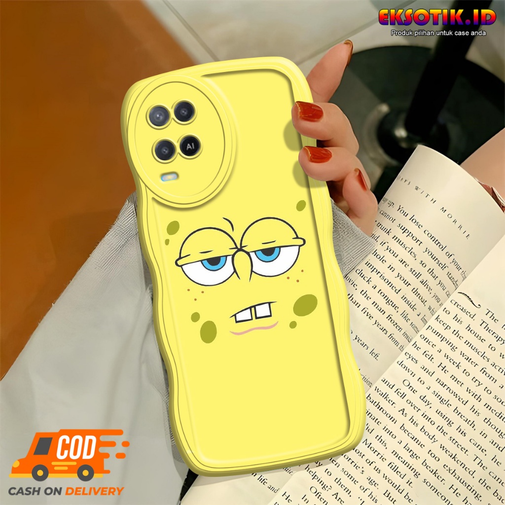 Case Oppo A54 Gelombang - Casing Oppo A54  - Silikon Oppo A54  - Softcase Oppo A54  - Kesing Oppo A5