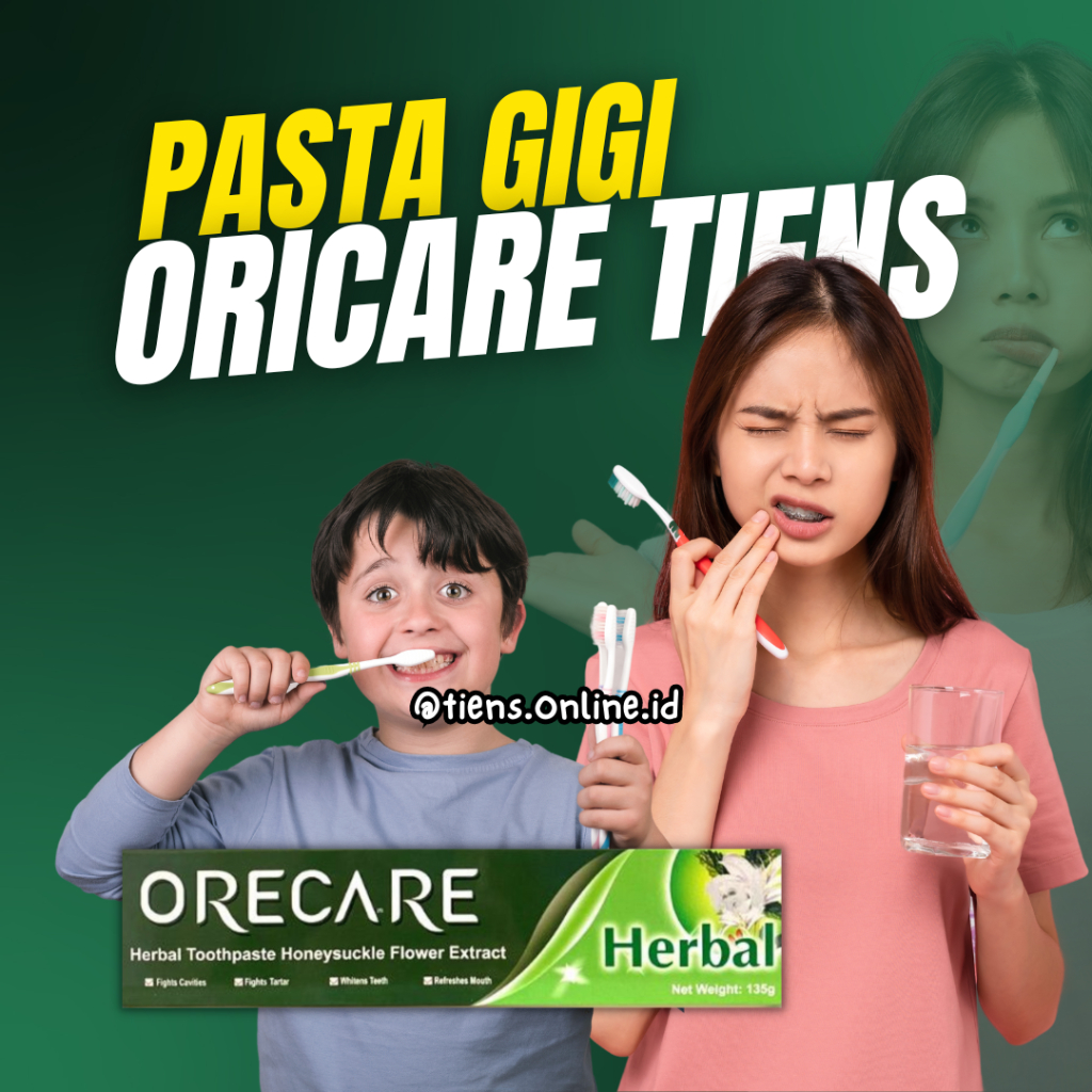 TIENS Orecare Herbal Toothpaste Pasta Odol Gigi Herbal Tiens