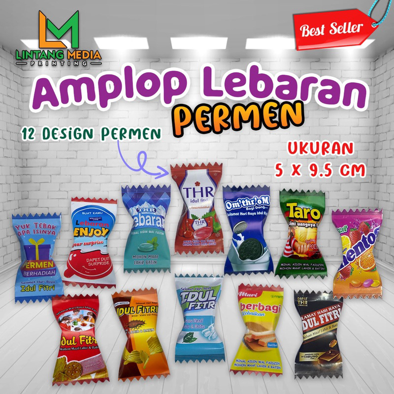 

Amplop Permen lebaran 2025 MOTIF SNACK ISI 12 PCS design RANDOM