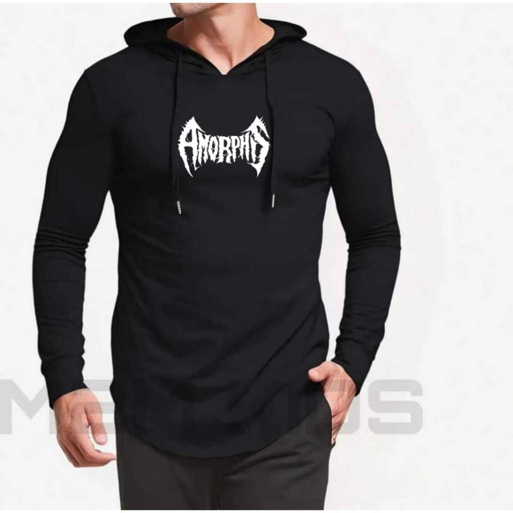 KAOS HOODIE KUPLUK PRIA LENGAN PANJANG