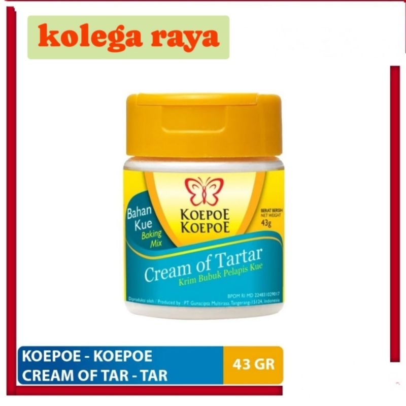 

cream of tartar koepoe 43gr