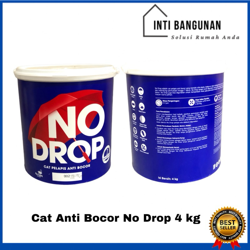 Cat No Drop 4kg 5 kg Waterproof Pelapis Anti Bocor Tembok / Atap / Dak