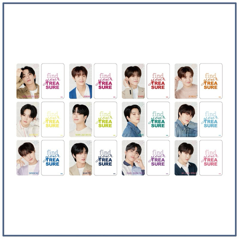 TREASURE JAPAN POP UP PHOTOCARDS (SEALED)