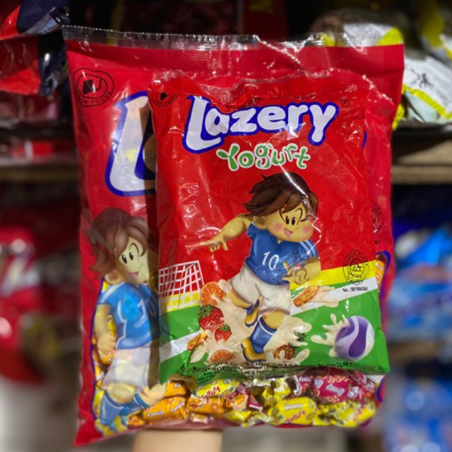 

LAZERY YOGURT BAG permen lunak yogurt/ rasa buah