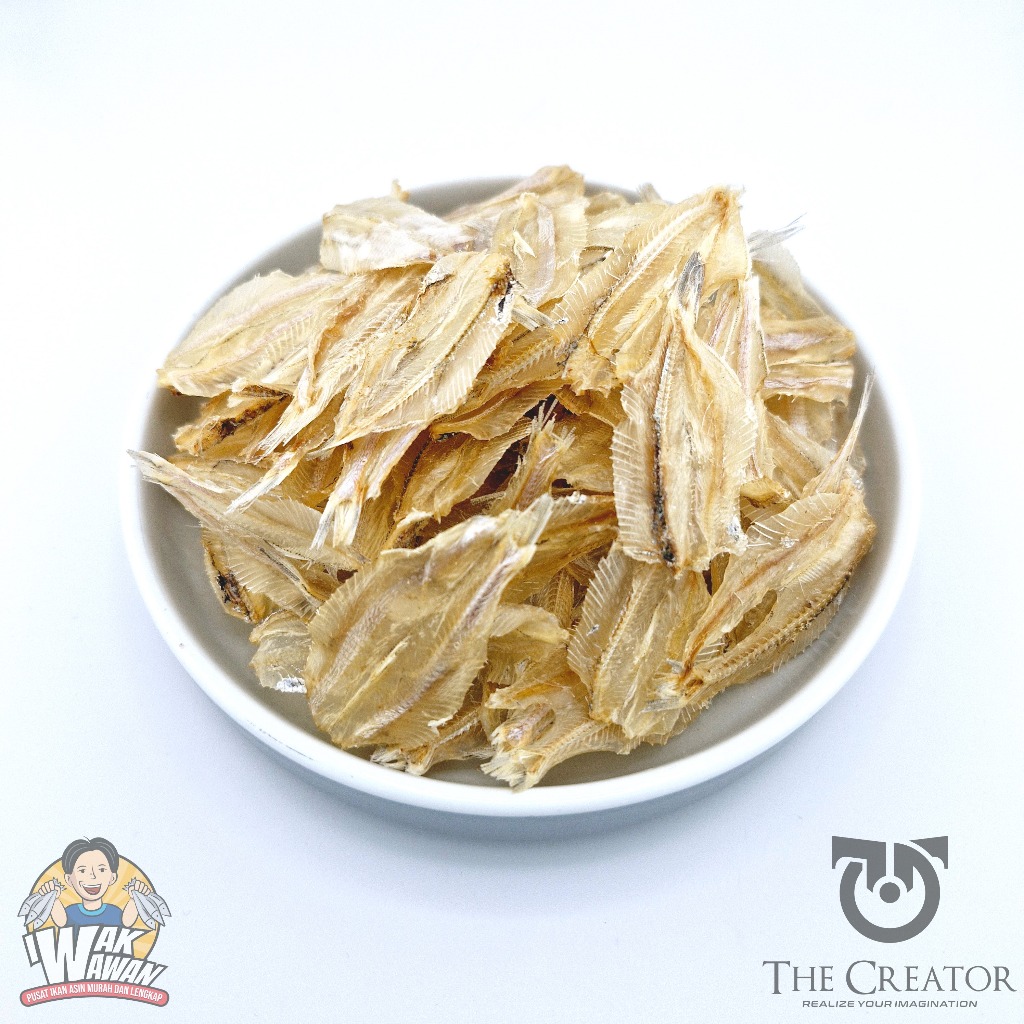 

Ikan Belah Kelapan / Belek Super Tawar 100gr Cap iWak Wawan