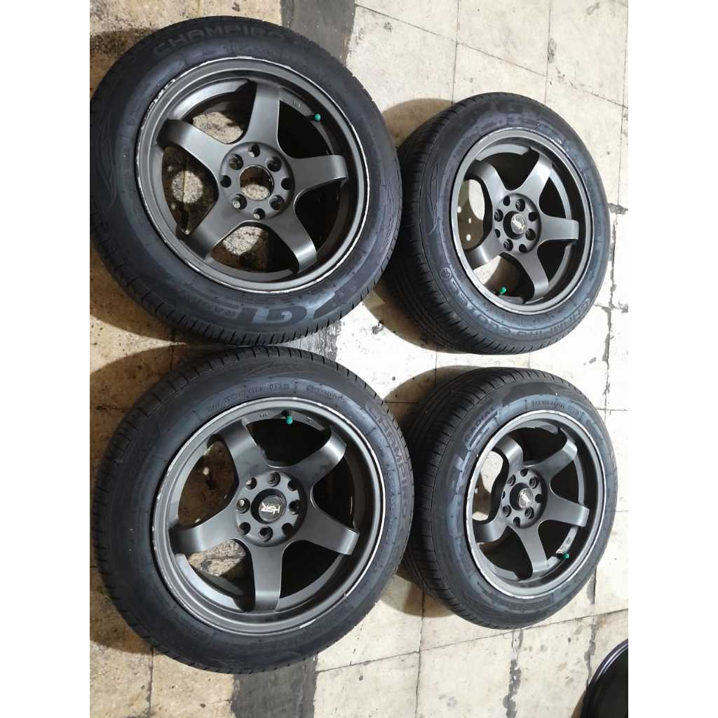 VELG MOBIL BEKAS R15 LUBANG 4 TOKYO R15X7-8 8X100-114 BAN GT(2023) 185 60 R15