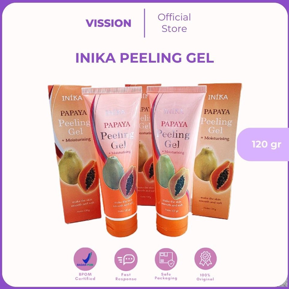 ART T54R  VISSION  INIKA PEELING GEL 12GR ORIGINAL BERHOLOGRAM