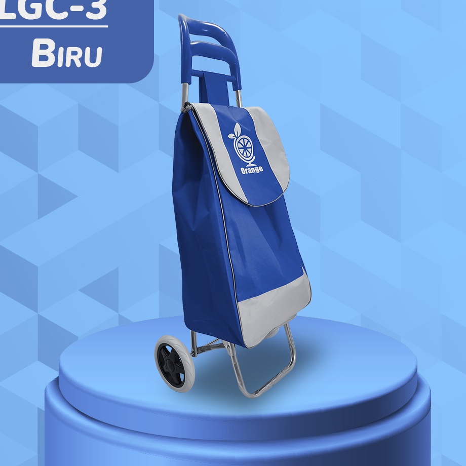 Fresh Trolly Tas Belanja  Troli Keranjang Roda Tas Trolly Supermaket Belanjaan